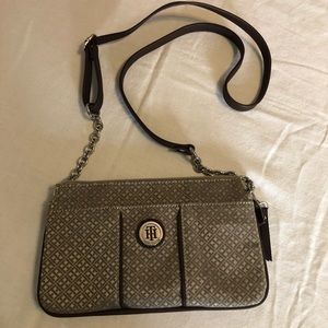 Tommy Hilfiger crossbody bag khaki color